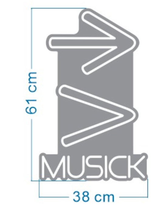 Musick Brand Neon Sign